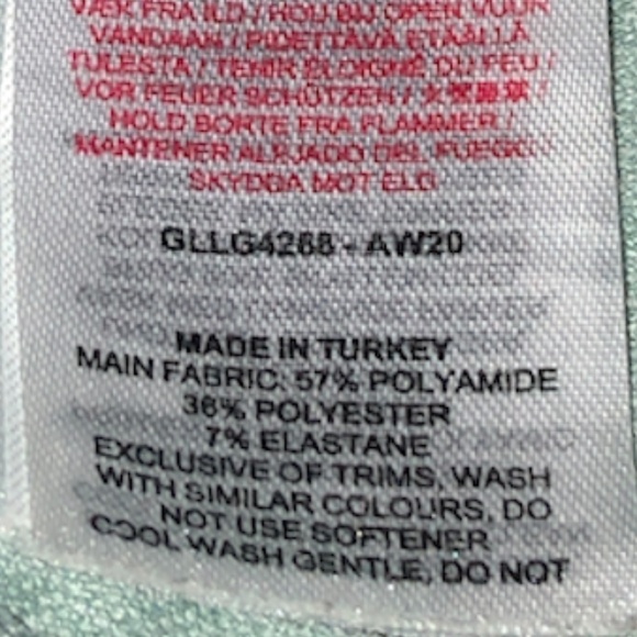 GYMSHARK Flex Leggings Women's Size Small Teal High Waist Stretchy Athletic - Picture 5 of 8